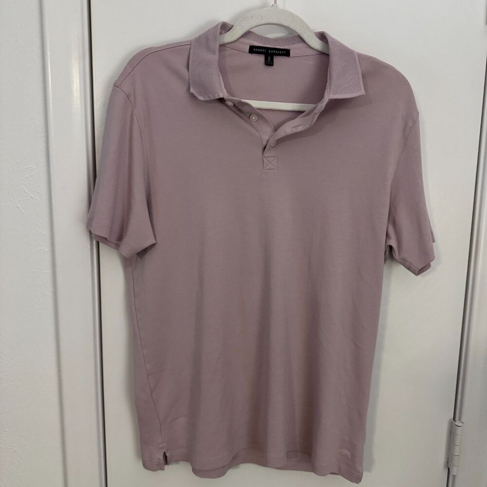 Mens Robert Barakett 100% Pima Cotton Polo Size M VGUC
